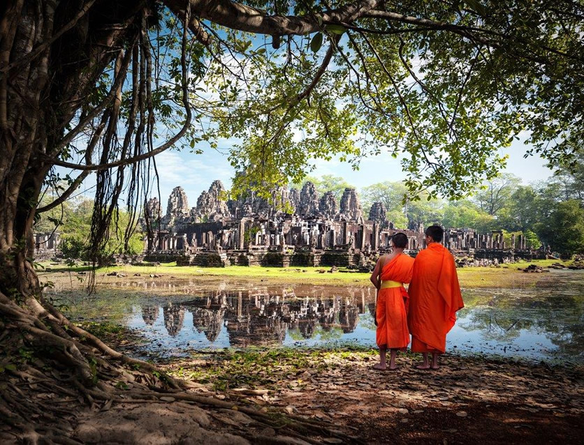 Ancient Buddhist Temple Ta Prohm Khmer